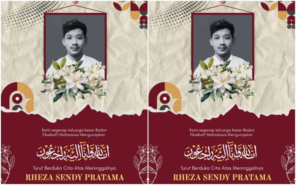 mahasiswa amikom meninggal dunia
