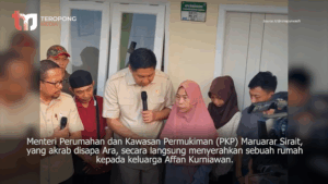 Full Furnished, Beginilah Penampakan Rumah Untuk Keluarga Affan dari Menteri Ara