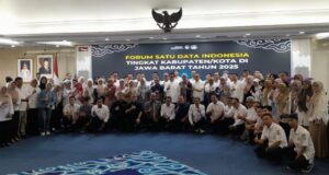 Diskominfotik KBB Hadiri Forum Satu Data Indonesia Tingkat Kabupaten Kota se-Jawa Barat 2025