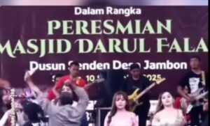 Dangdut peresmian masjid