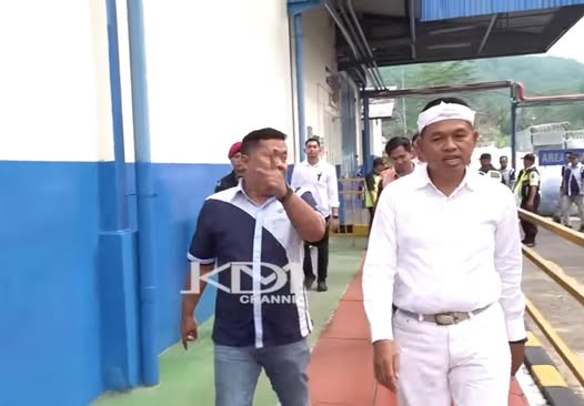Dedi Mulyadi Sidak Pabrik Aqua