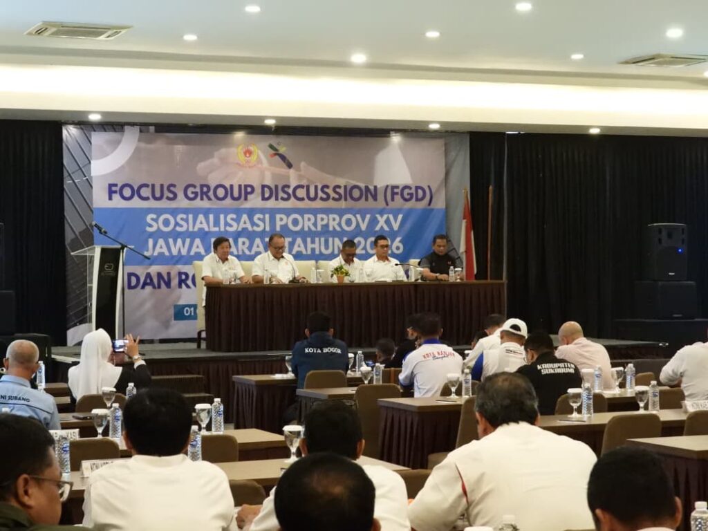 FGD Sosialisasi Porprov XV Jabar 2026 Digelar, Sekaligus Bahas Road to PON 2028