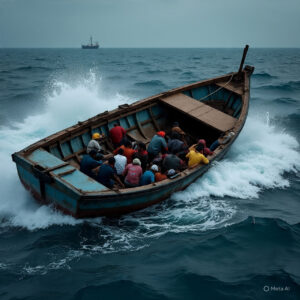 Perahu Tenggelam di Halmahera