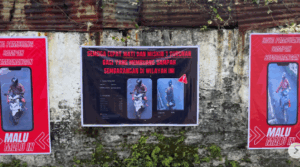 spanduk buang sampah sembarangan astaanyar
