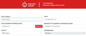 Daftar Layanan Lengkap Internet Rakyat