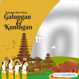 Twibbon Galungan Kuningan 2025