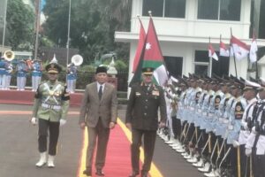 menhan terima kunjungan yordania