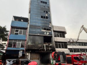 Kebakaran Gedung Terra Drone