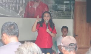 Christin Novalia Simanjuntak Serap Aspirasi Warga Karangbahagia Kabupaten Bekasi