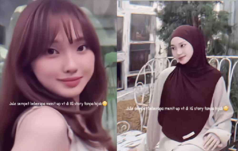 jule tanpa hijab