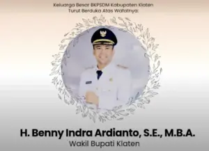 Wakil Bupati Klaten meninggal