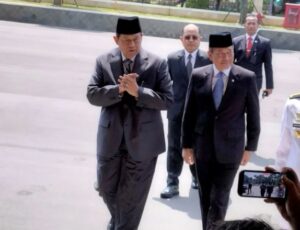 SBY dan JK Takziah Mantan Menhan Juwono Sudarsono