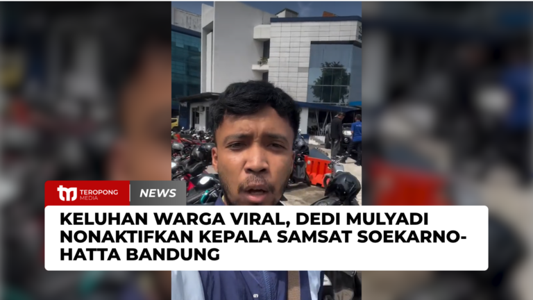Keluhan Warga Viral, Dedi Mulyadi Nonaktifkan Kepala Samsat Soekarno-Hatta Bandung