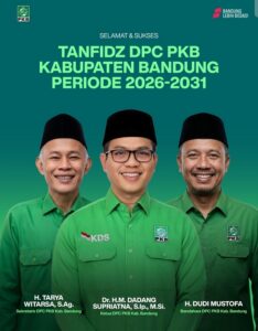 Gus Muhaimin Kukuhkan KDS sebagai Ketua DPC PKB Kabupaten Bandung