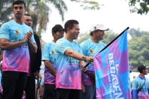 Lepas Bapenda Bedas Run, KDS Ajak Warga Taat Pajak Dukung Pembangunan