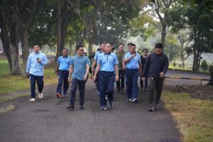 Matangkan Rencana Kolam Retensi Lanud Sulaiman, KDS Hitung Teknis Bersama Kementerian PU